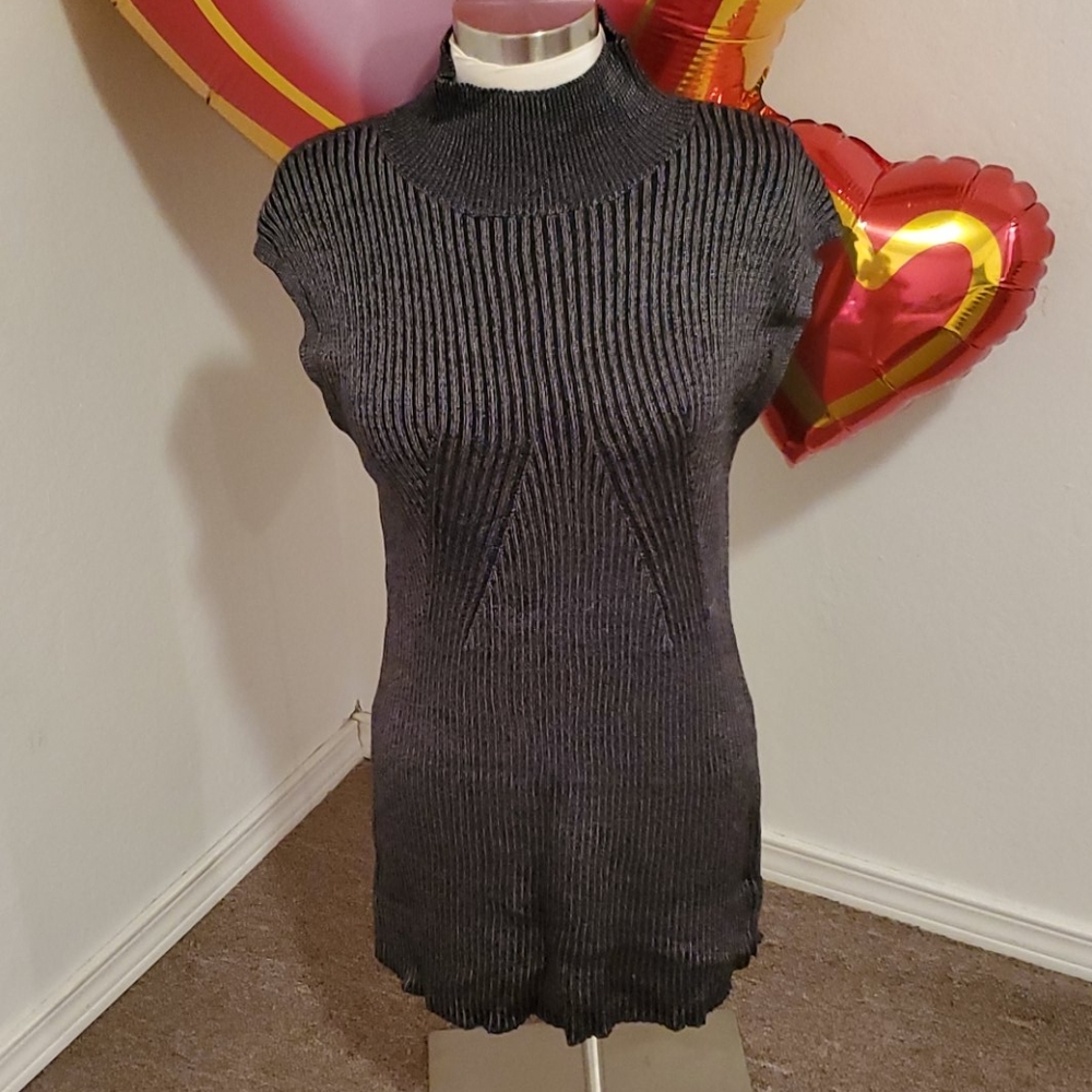 Valette Shimmery Black&Grey Dress